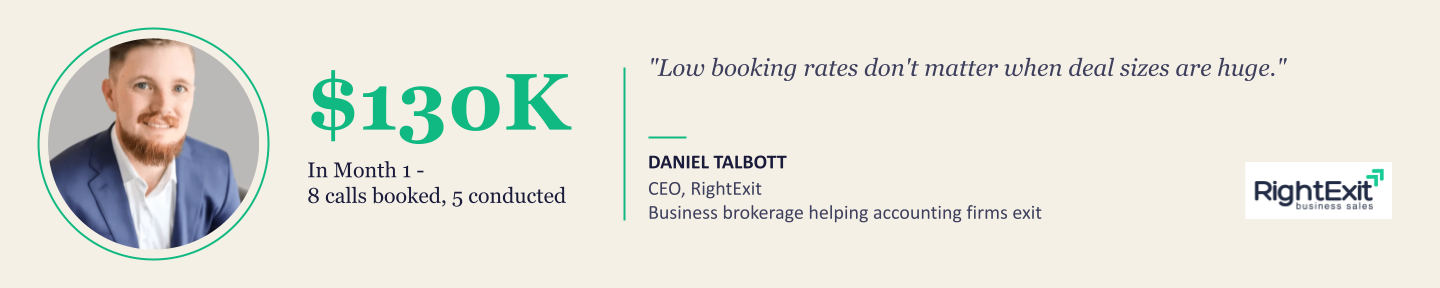 Client testimonial