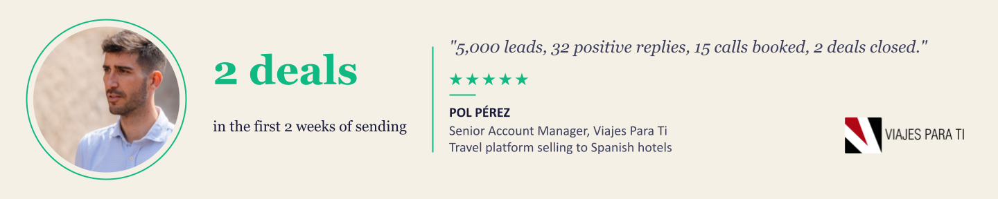 Client testimonial