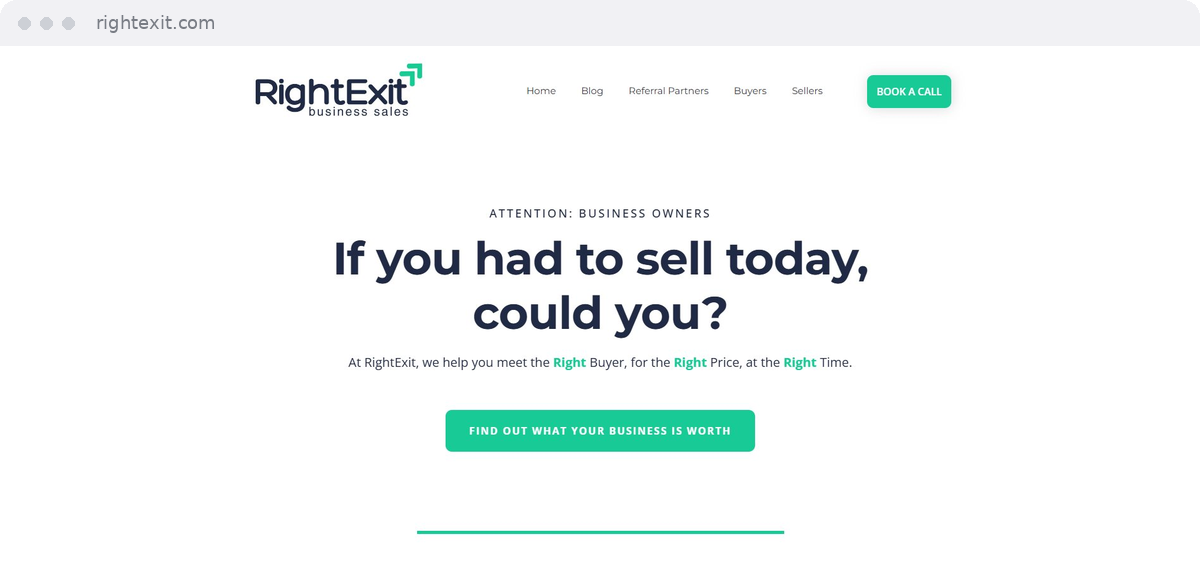 RightExit website