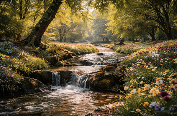 Serene nature background