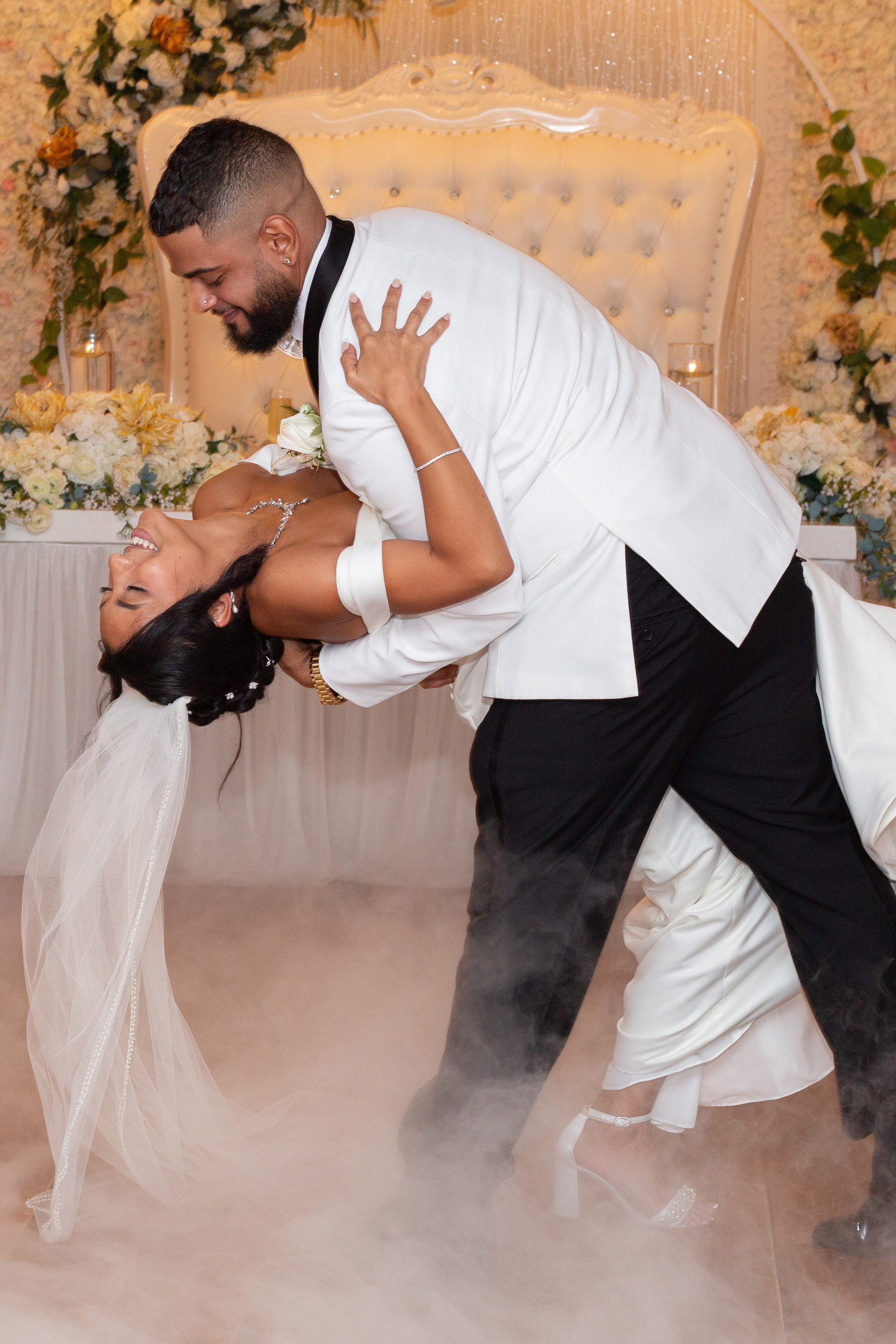 Couple at Crystal Ballroom on the Lake, Altamonte Springs