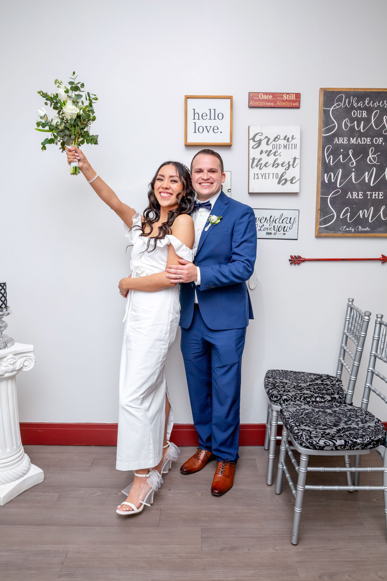 Studio photography photo of couple