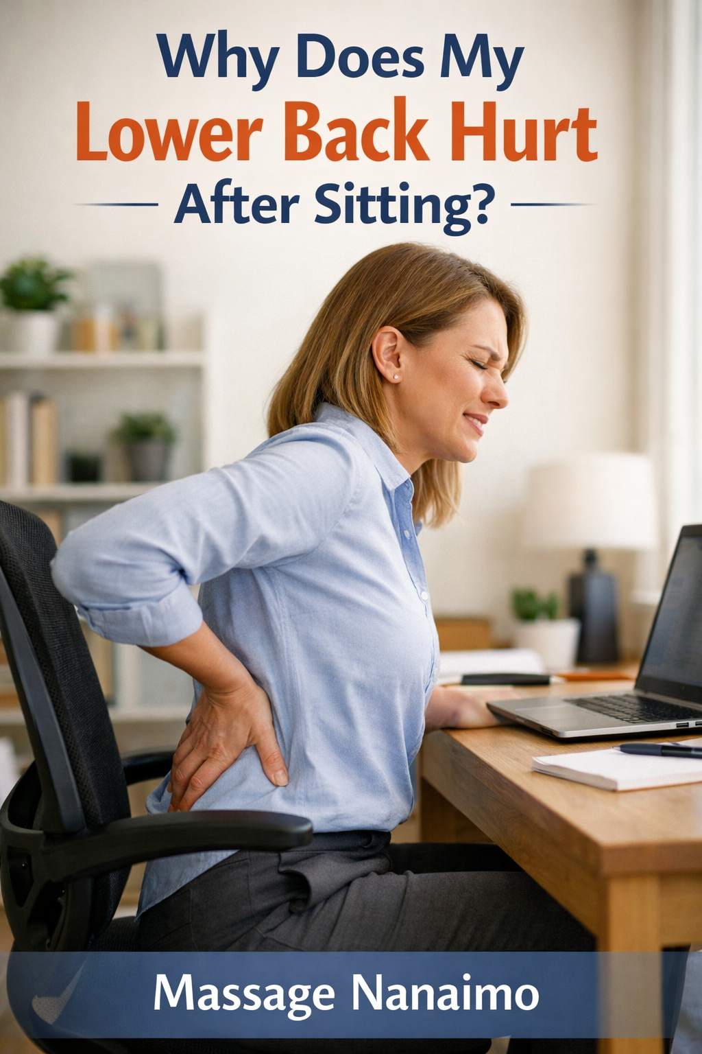 why does my lower back hurt after sitting massage Nanaimo