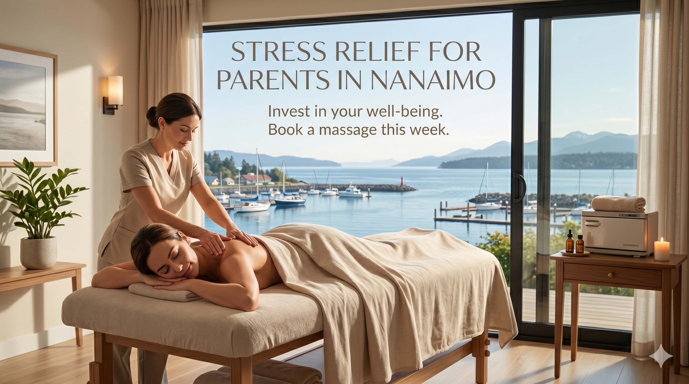 parent stress body tension relief massage Nanaimo