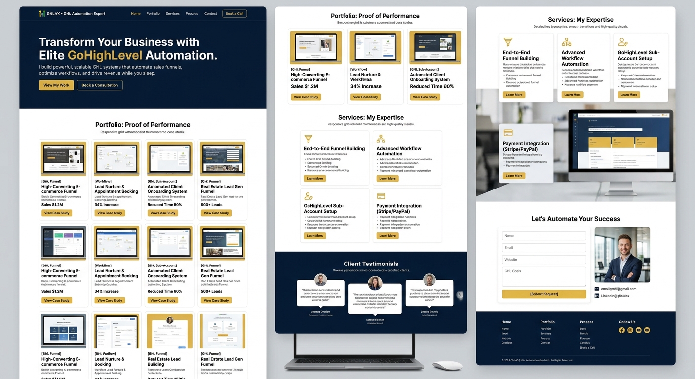 GoHighLevel CRM and Automation Project