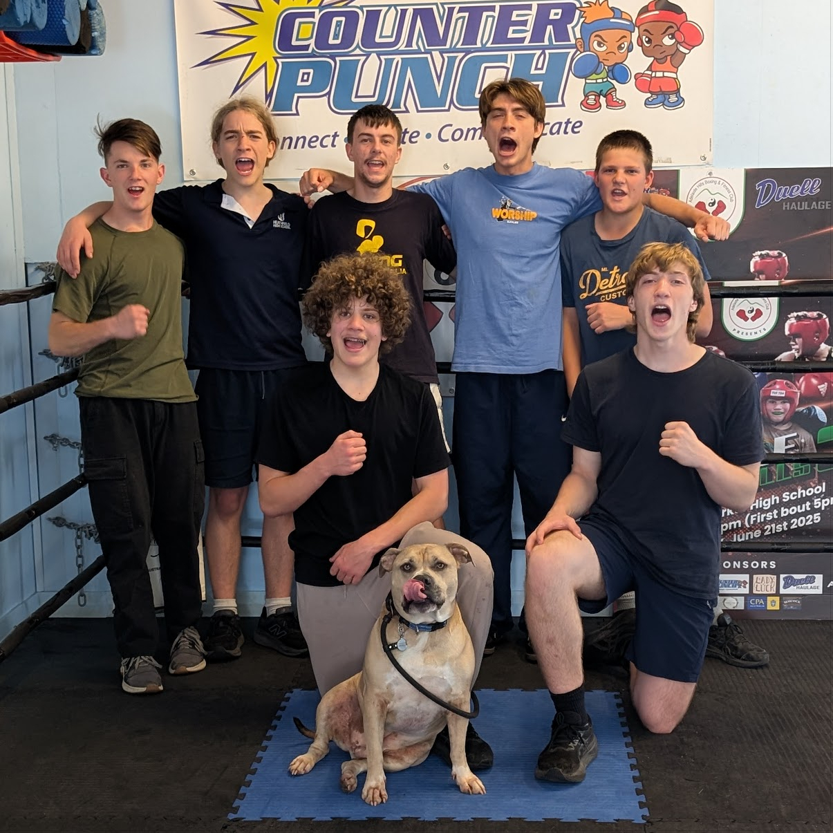 CounterPunch teens celebrating program completion