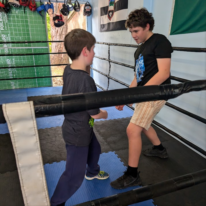 Teen in the ring at CounterPunch