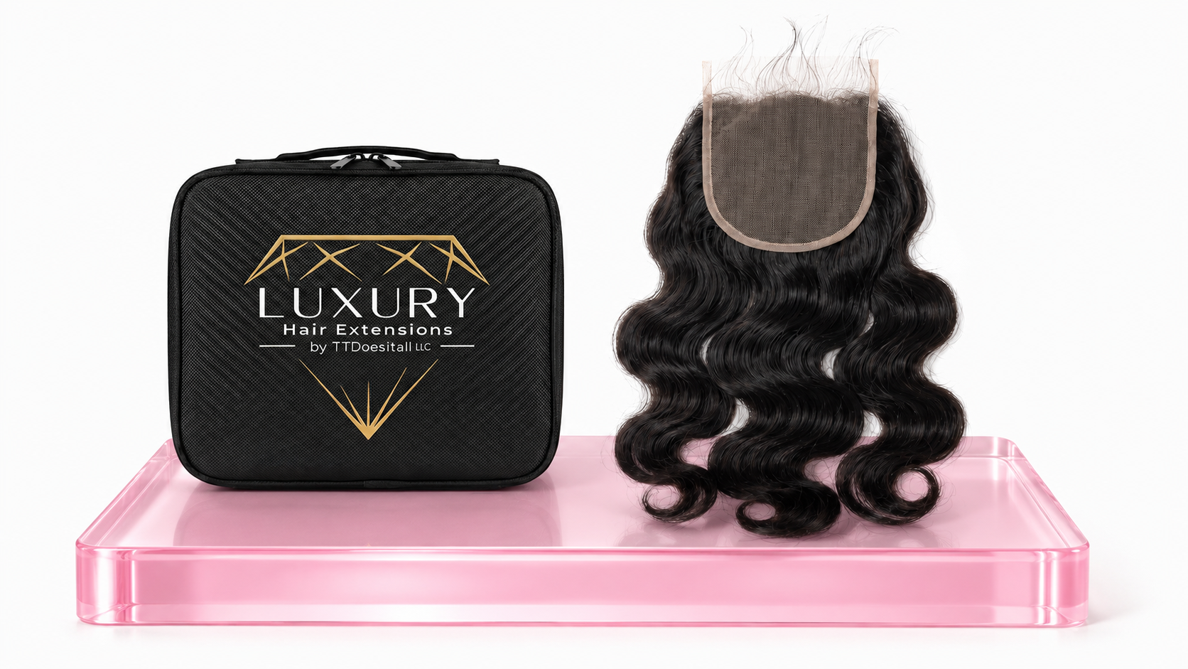 Luxury Lace Closure Package — hair bundles and closure