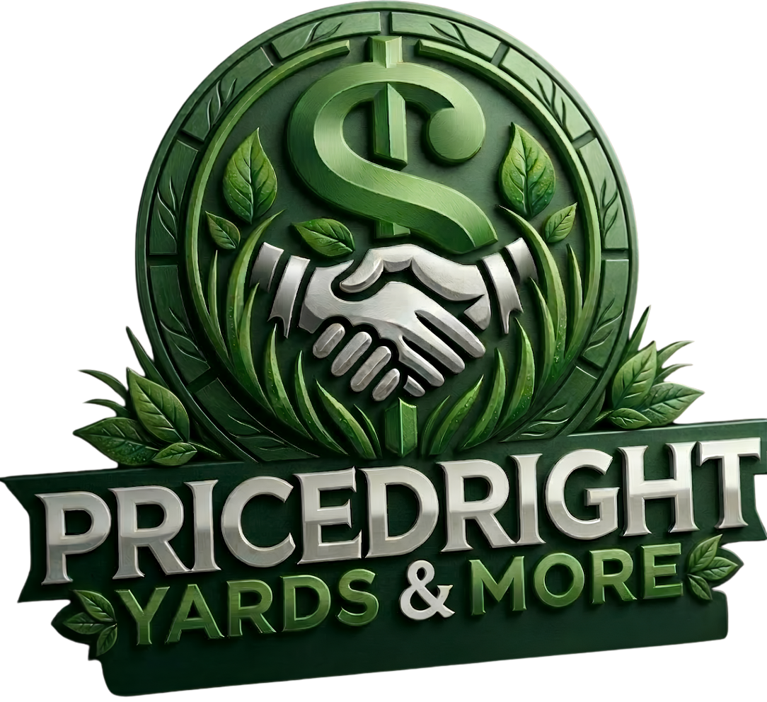 PricedRight Yards & MORE logo
