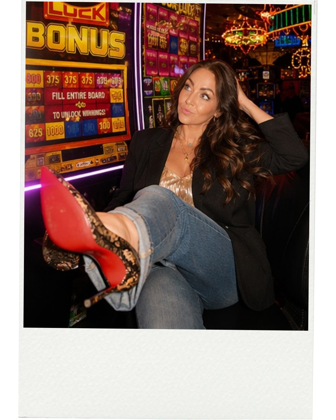 Veronica Dietz, casino polaroid — Las Vegas