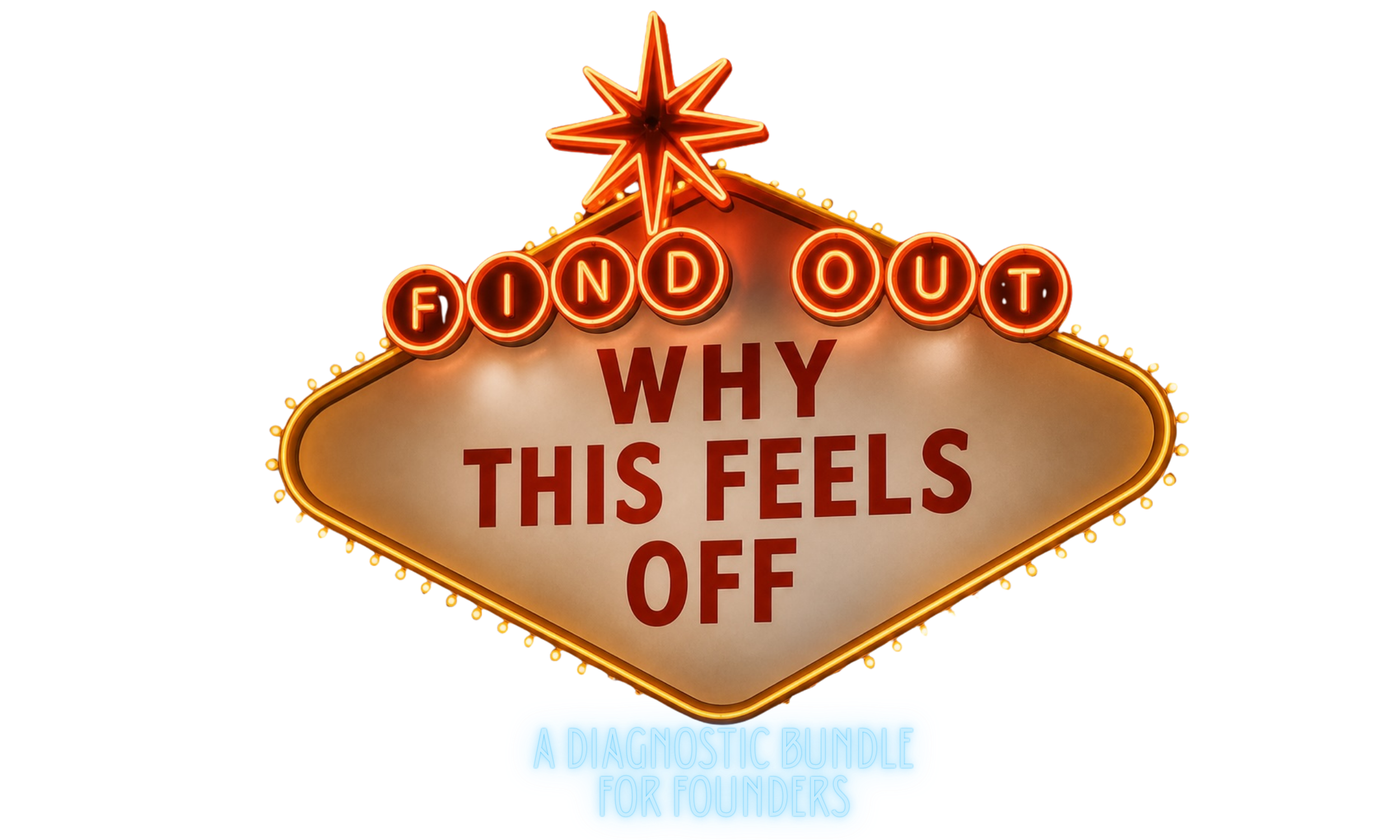 Why This Feels Off neon sign