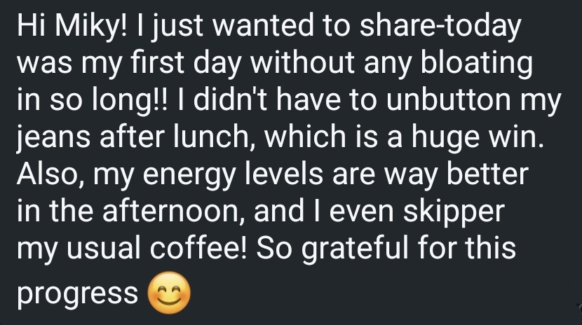 Client A testimonial