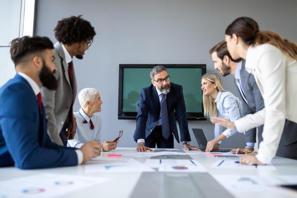 Professional mentor supporting a new healthcare leader