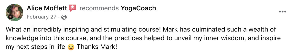 Student testimonial