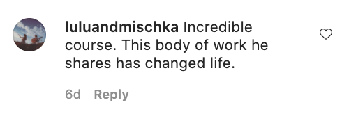 Student testimonial
