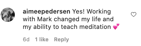 Student testimonial