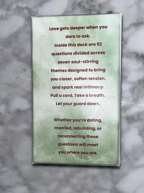 The 7 Conversations Card Deck experience