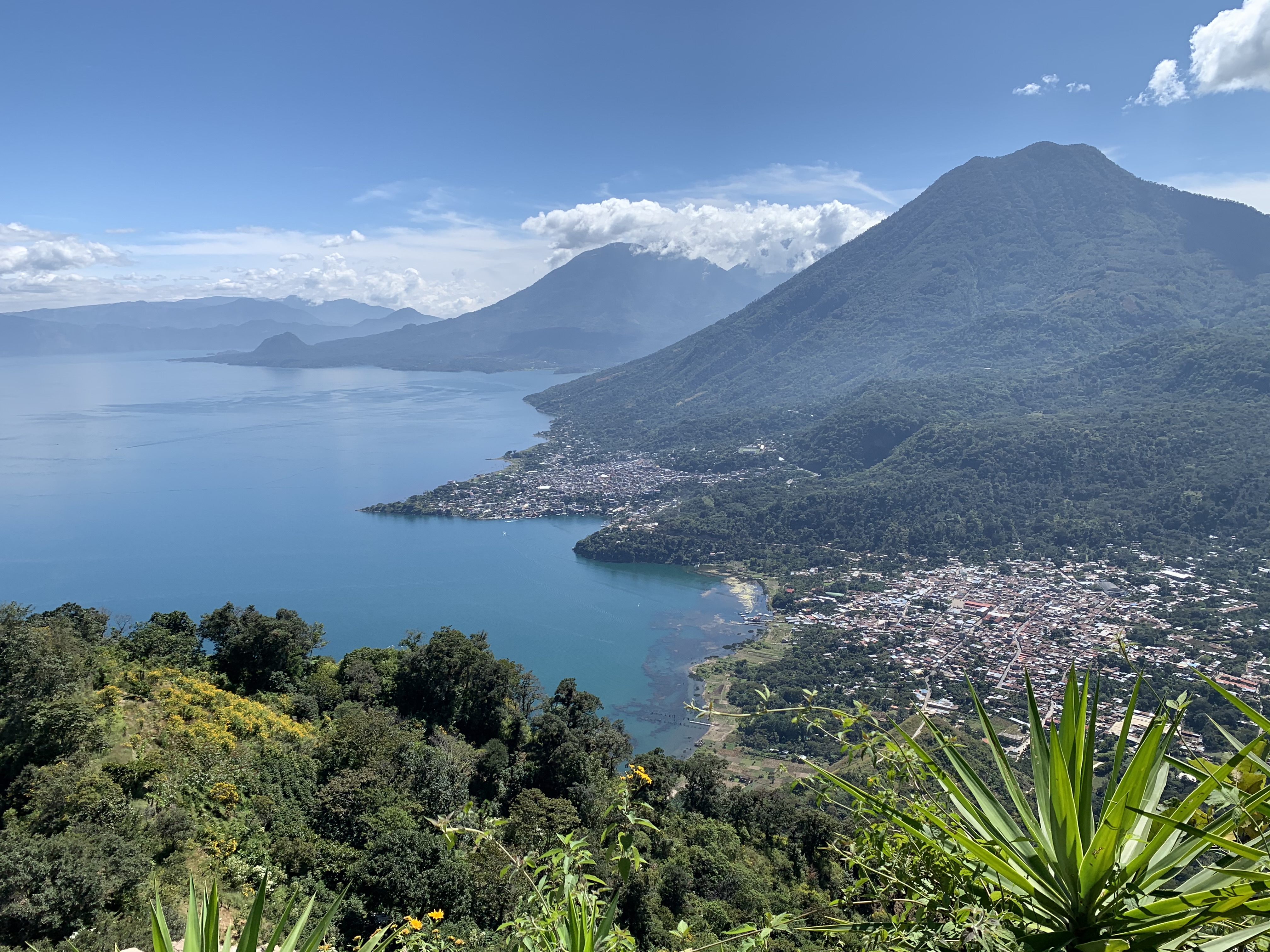 Lake Atitlan aerial view