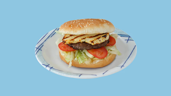 Fried Haloumi Burger (No chips)