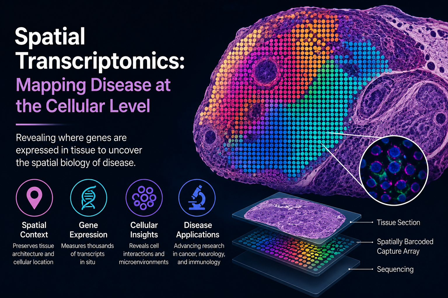 Spatial Transcriptomics: Mapping Disease at the Cellular Level