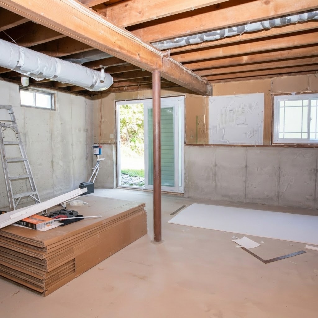 Professional basement finishing and remodeling services for residential homes