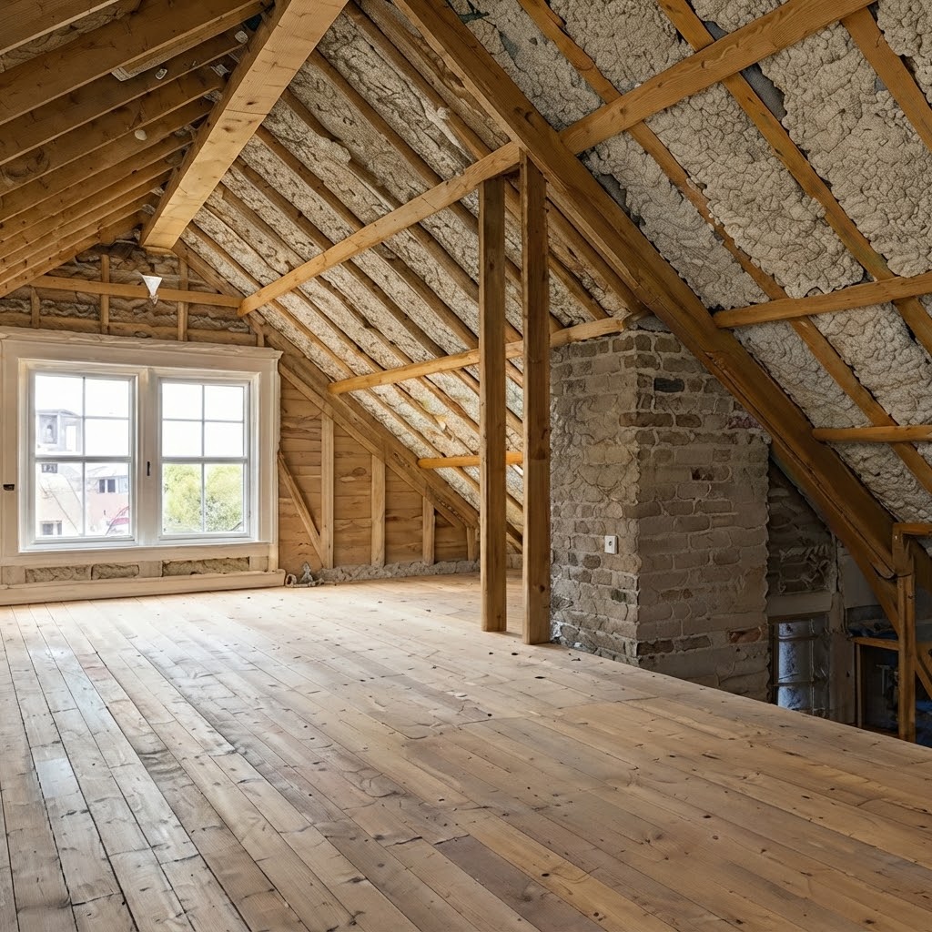 Professional attic conversion remodeling services for residential homes