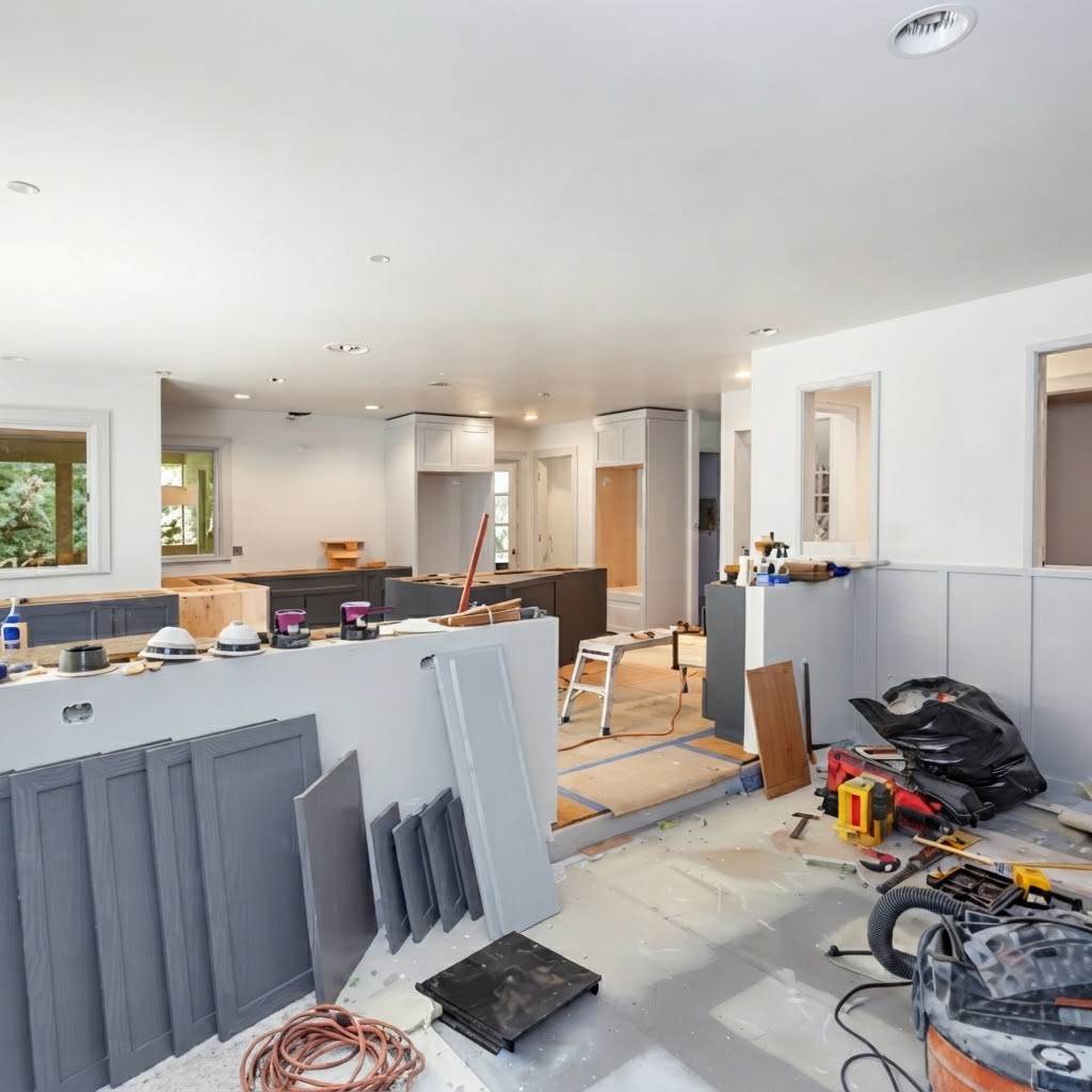 Professional interior remodeling services for residential homes