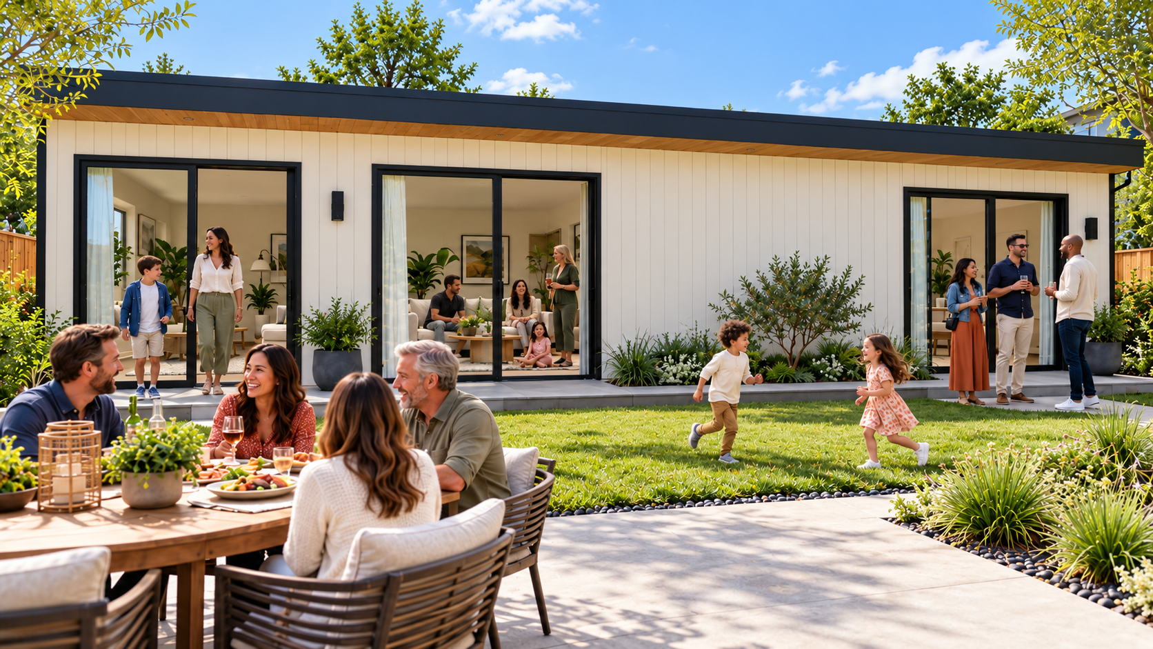 Inviting authentic CityPaks guest space designed for family and visiting guests
