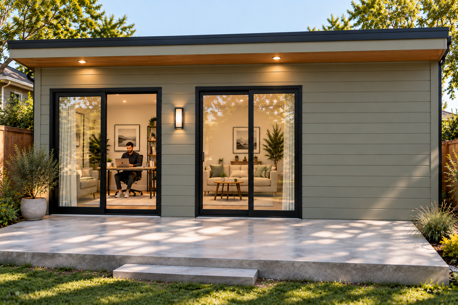 Dedicated workspace and flexible living retreat inside an authentic CityPaks ADU