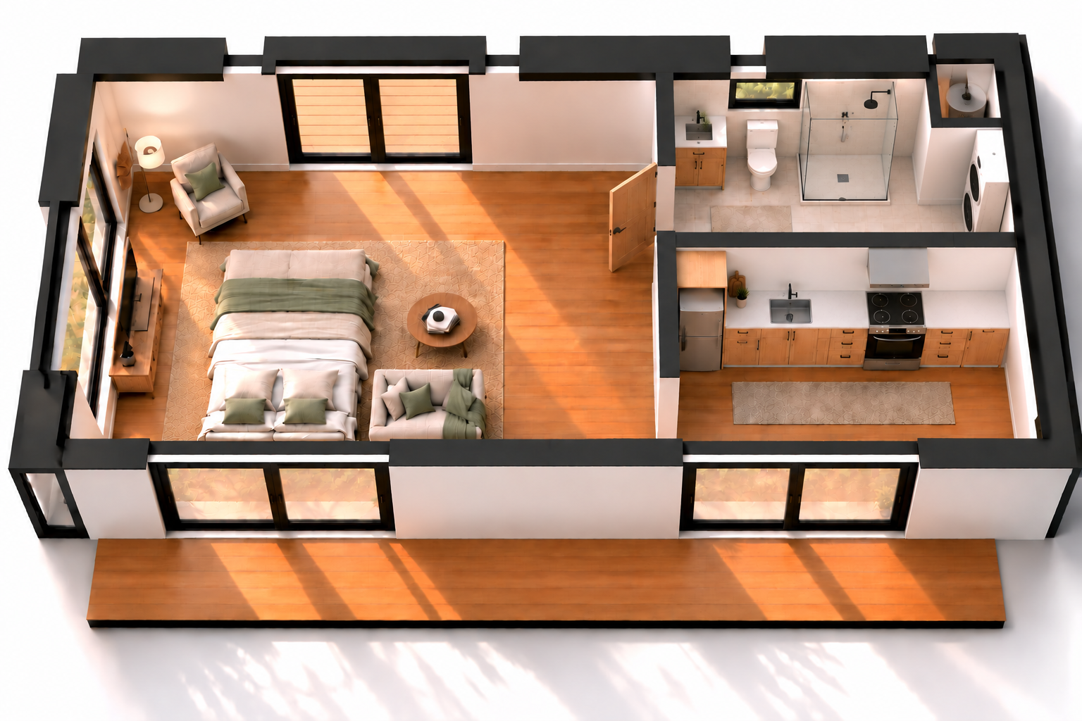 Galley Kitchen - Pak 0 kitchen layout plan
