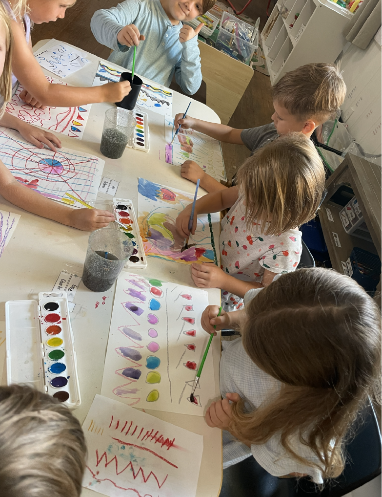A child learning
