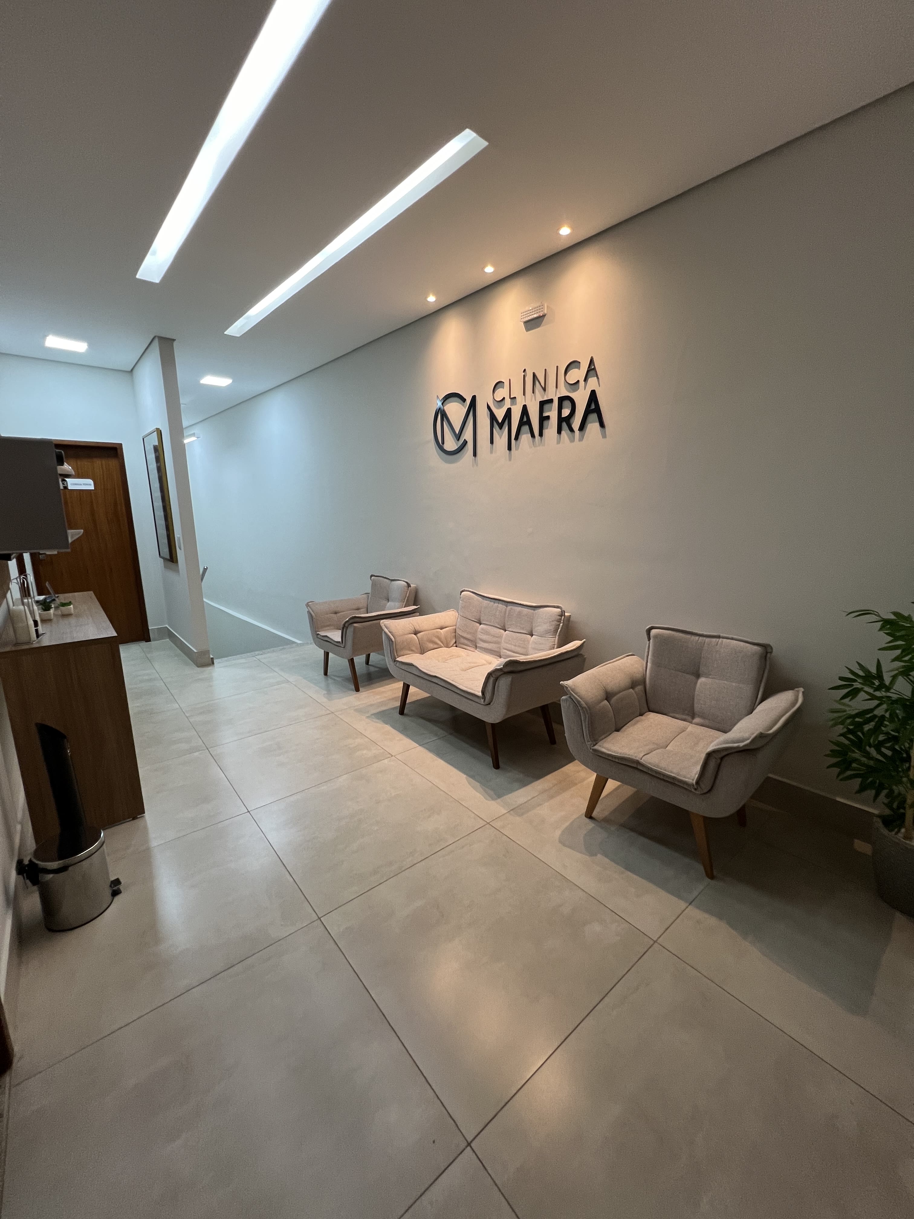 Recepção da Clínica Mafra em Iapu