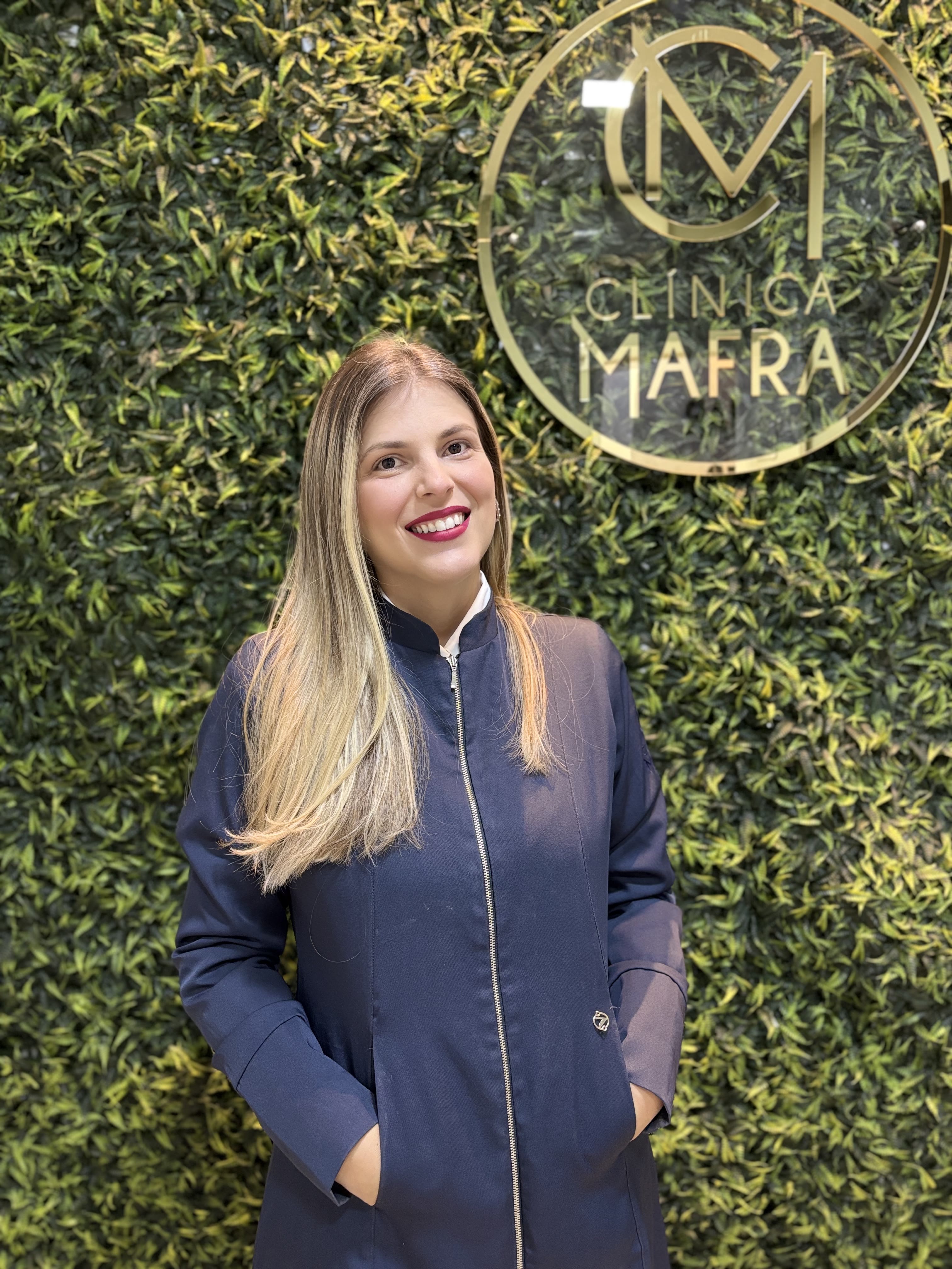Dra. Jéssica Mafra na clínica