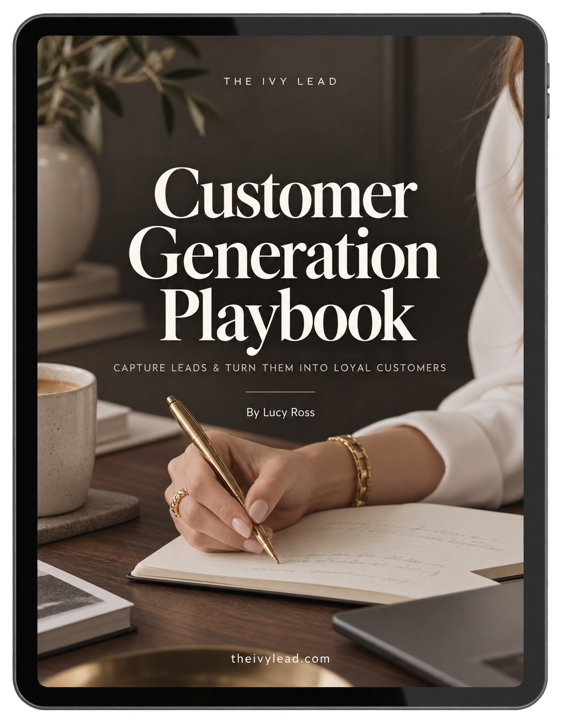 Cover of the Customer Generation Playbook by The Ivy Lead