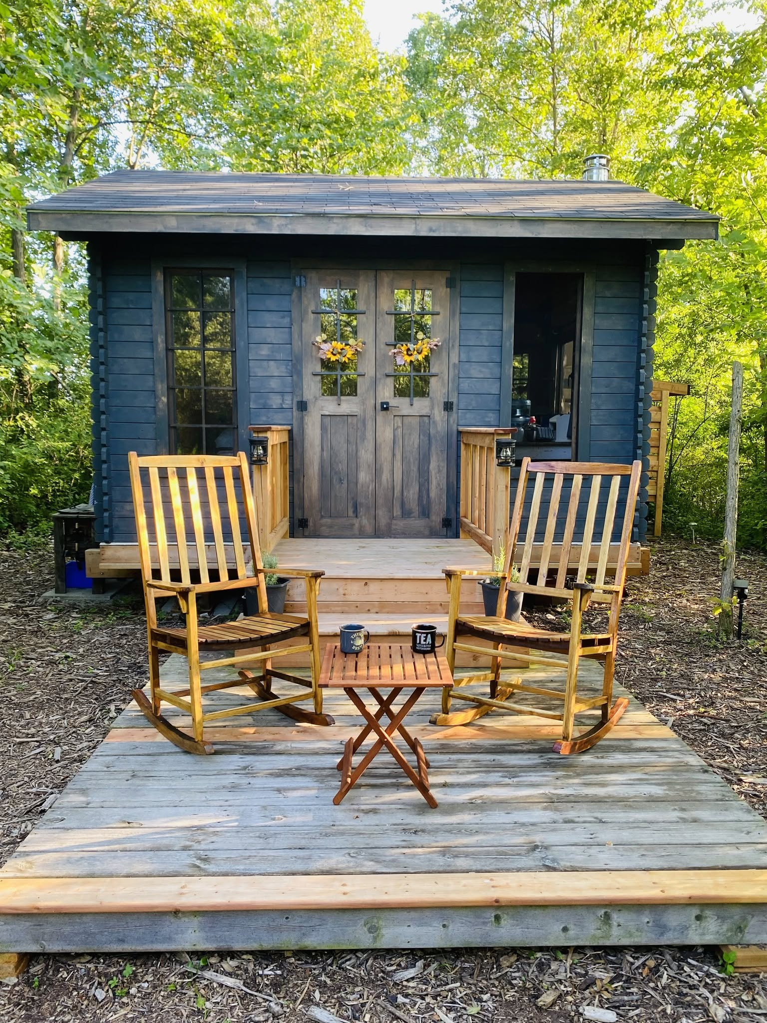 Hideaway 159 bunkie, exterior