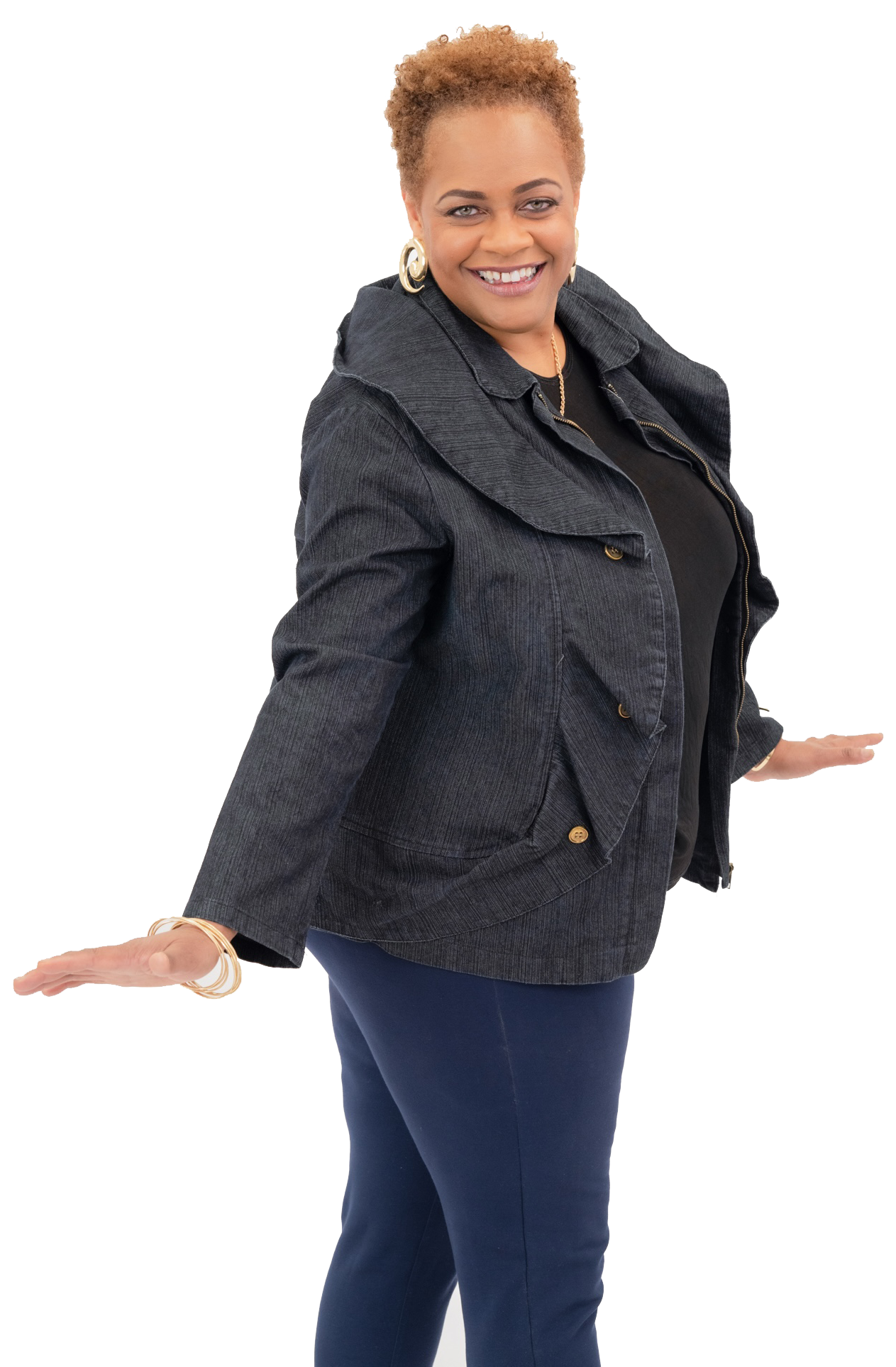 Angelyn Scott, founder of LEVEL UP Nation, welcoming viewers with open arms