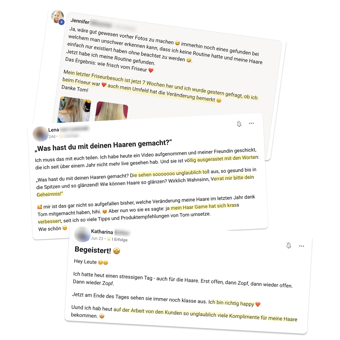 Testimonials von Mitgliedern