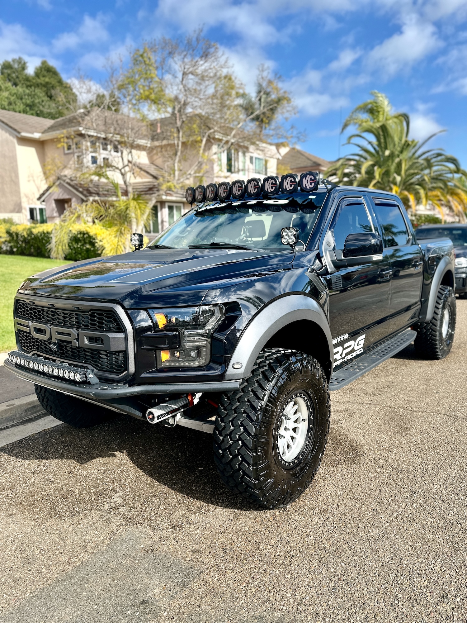 ugged Ford Raptor after receiving premium mobile detailing and ceramic coating in San Diego—showcasing deep gloss and flawless protection.