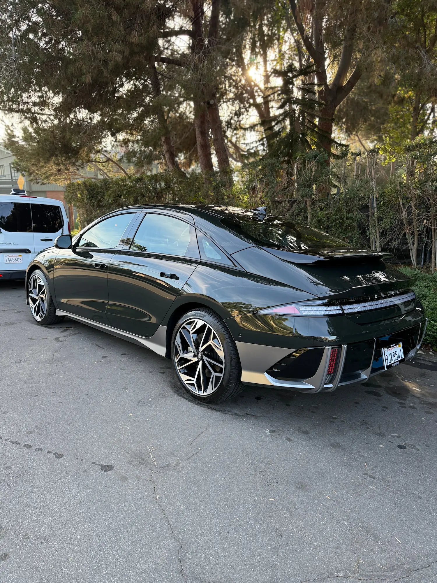 Sleek Lucid Air glowing post-detail—paint polished and protected by Elevate SD Mobile Wash and Detail’s professional touch.