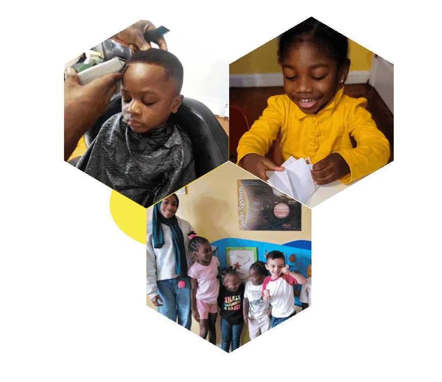 Children engaging in play at Incredible Kids Daycare Center