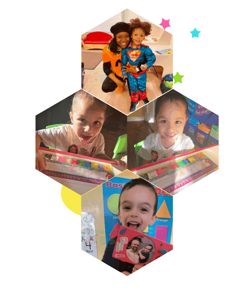 Children engaging in art and craft project at Incredible Kids Daycare Center