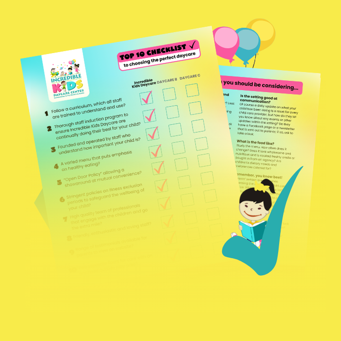 Checklist download explaining what to look for in a preschool 