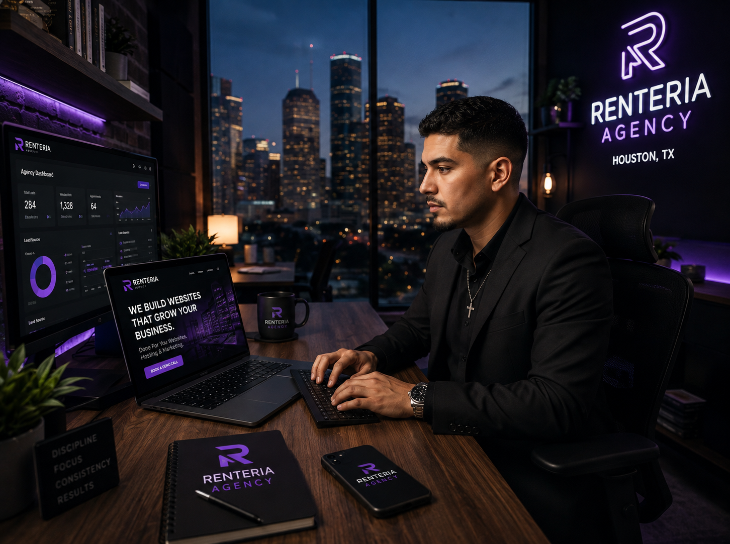 A dedicated entrepreneur building a growing service business agency