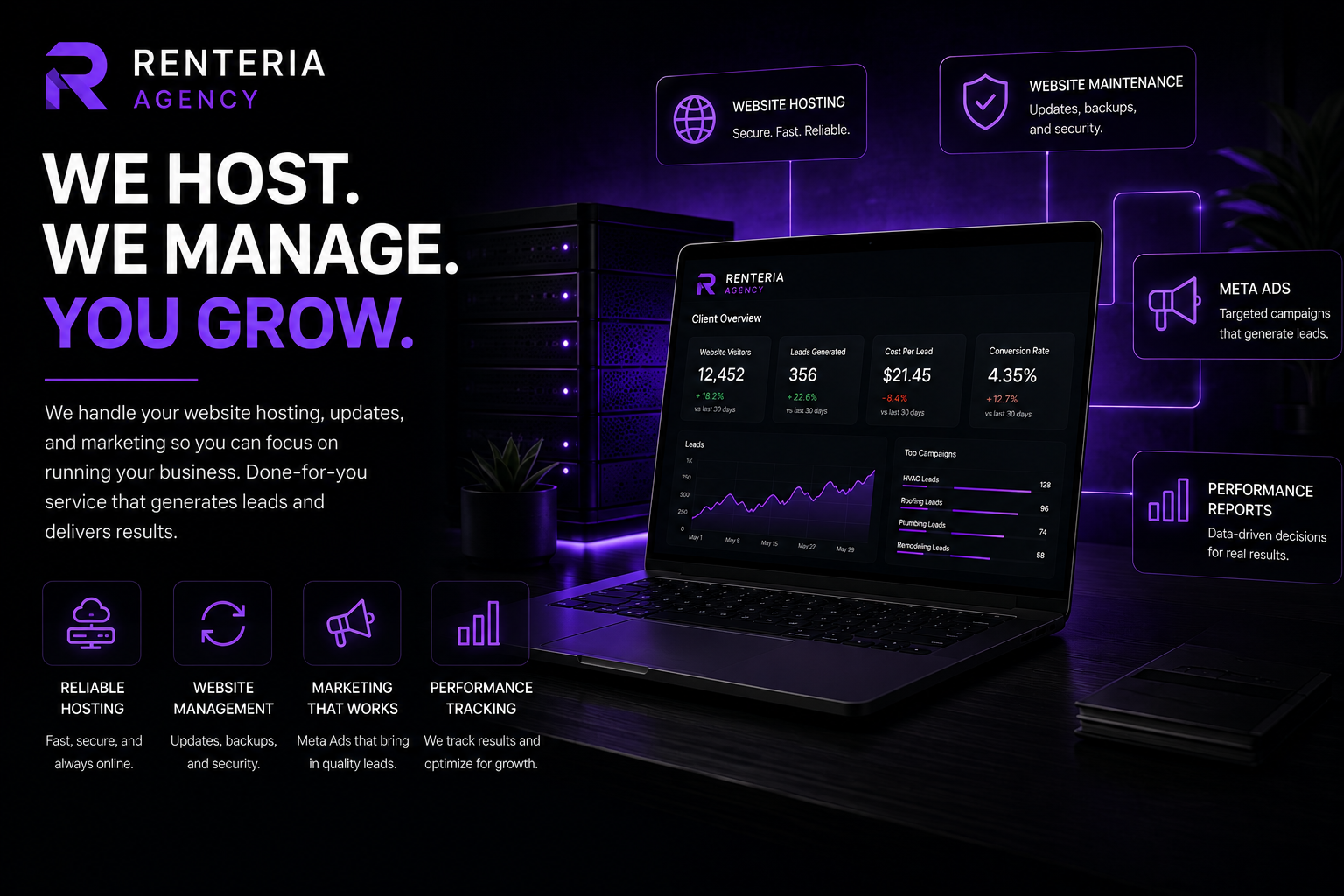 Website Design for Houston Service Businesses — Renteria Agency