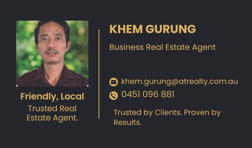 Khem Gurung - Darwin Base Real Estate agent.
