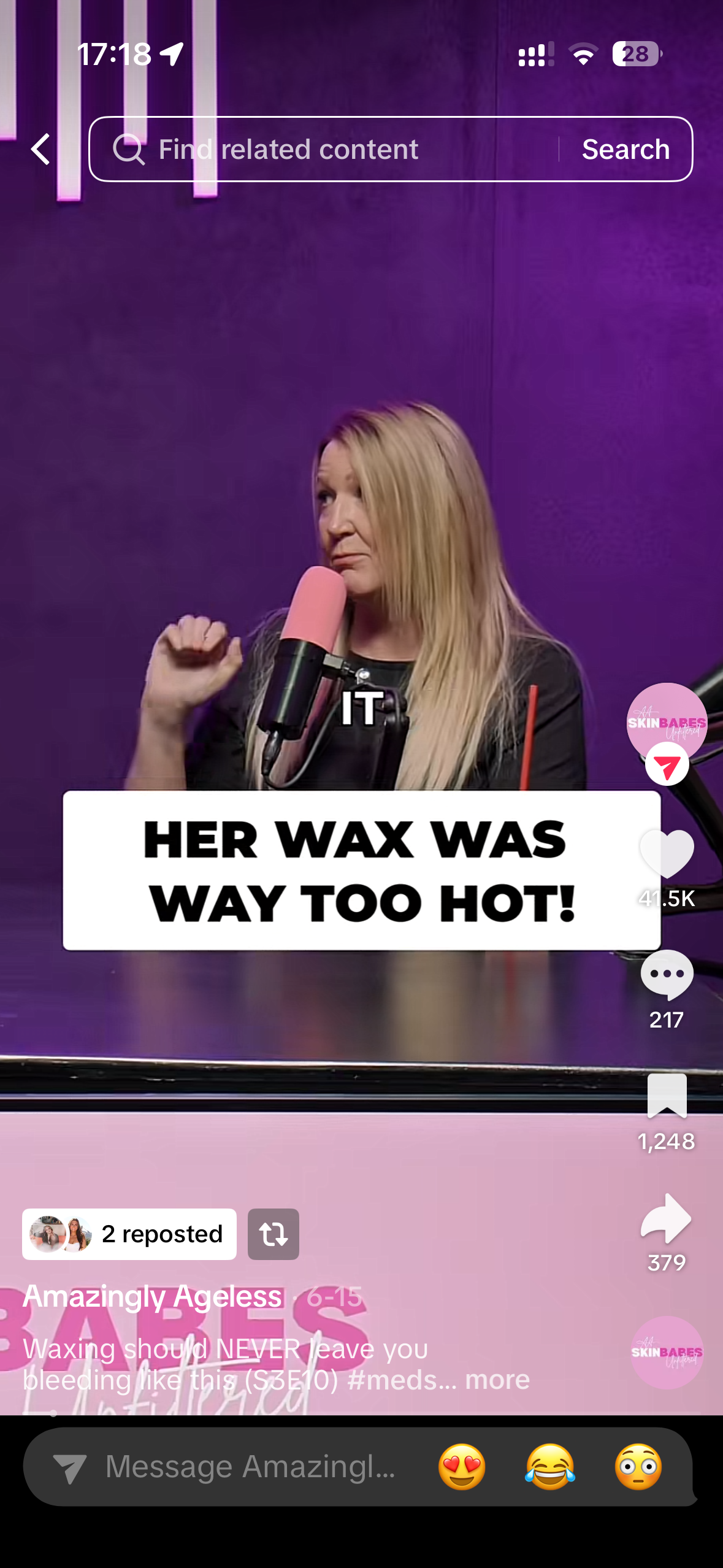 Amazingly Ageless TikTok with 456,200 views