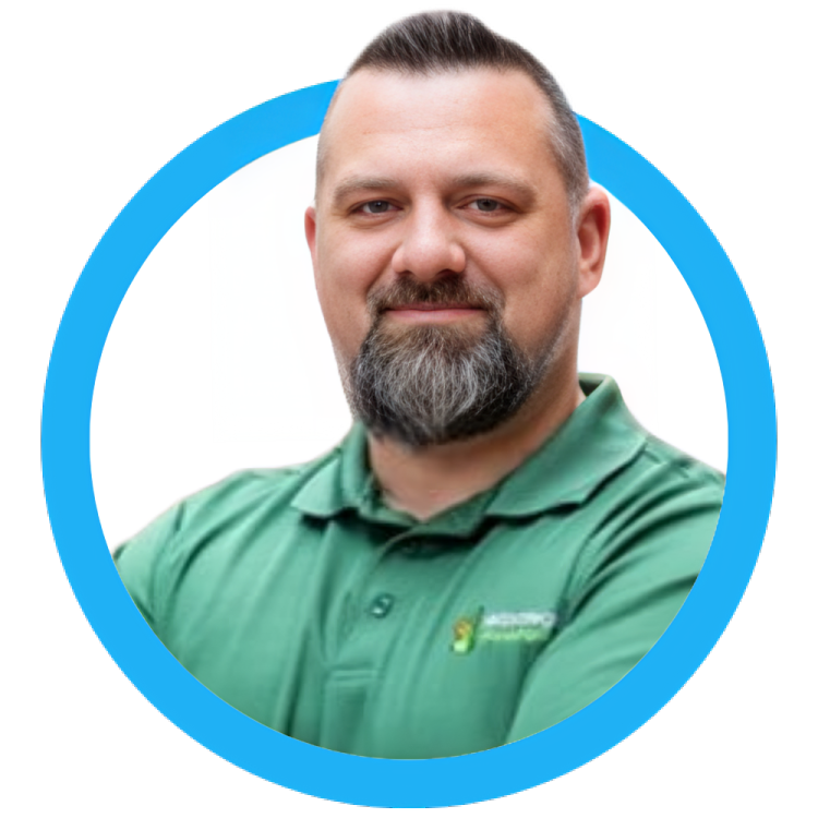 Portrait photo of Kyle, business partner and co-founder of NH Strategic Marketing