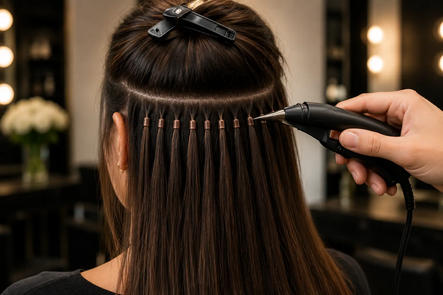 K-Tip Hot Fusion hair extensions