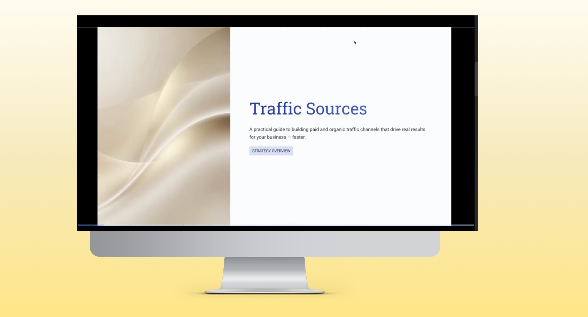 Make your first sale with simple traffic