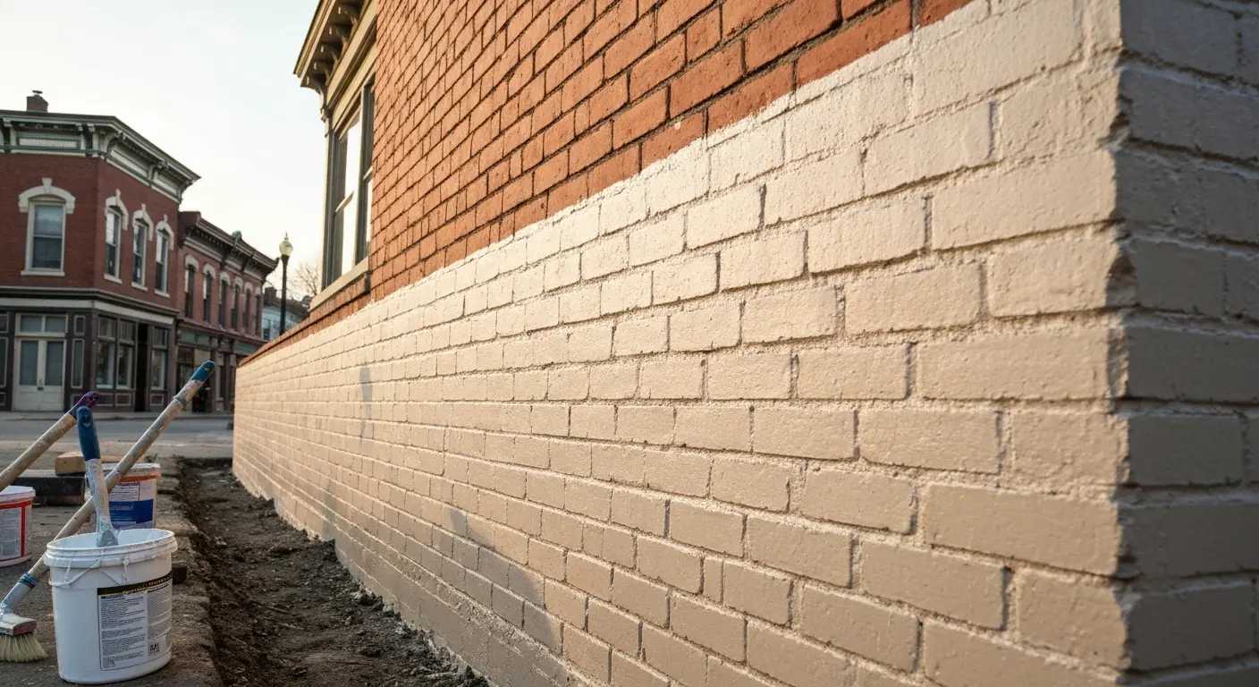 Wall membrane and protective coating application